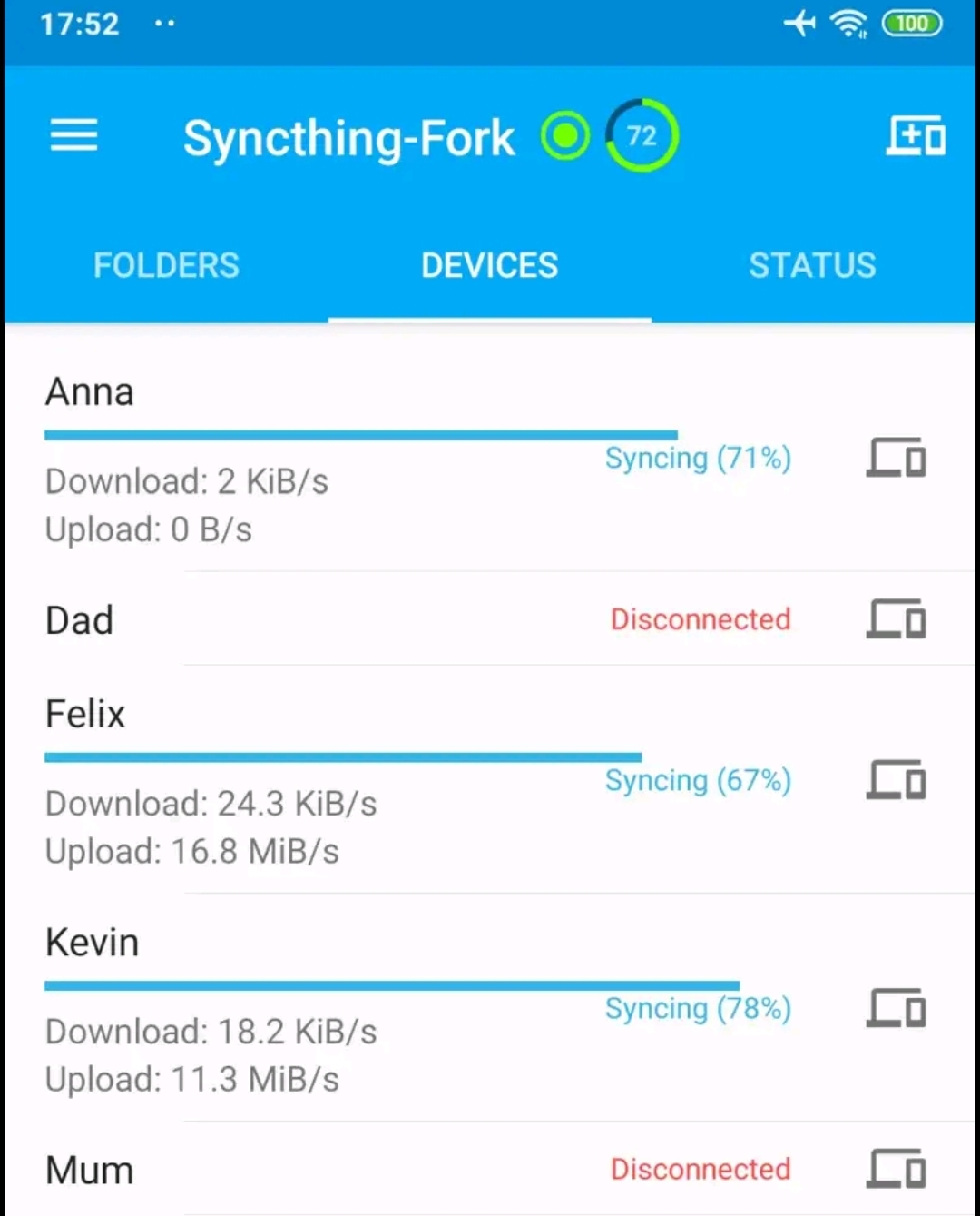 Sawirka Syncthing-Fork