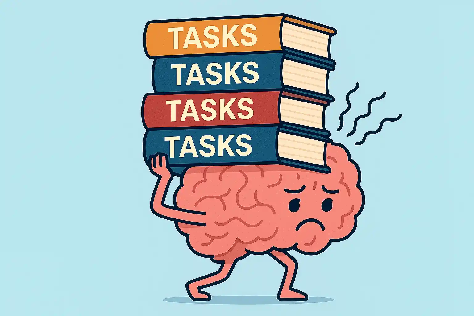 A glowing crystal labeled “Attention” protected inside a glass dome, while hands of social media, smartphones, and notifications try to grab it